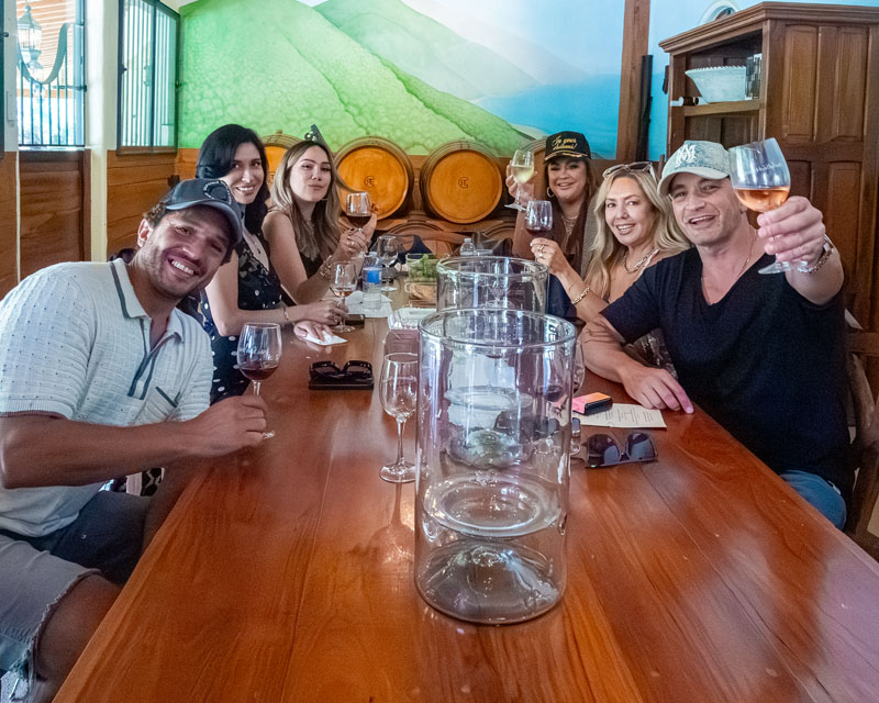 Air conditioned indoor seating