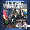 live music from Thirsty Heroes